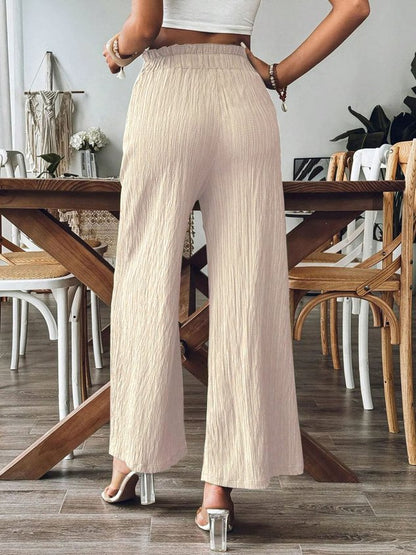 Women Plain Long Pants Casual Summer Trousers