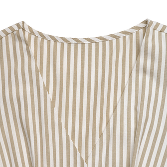 Women Striped V Neck Sleeveless Casual Summer Jumpsuit